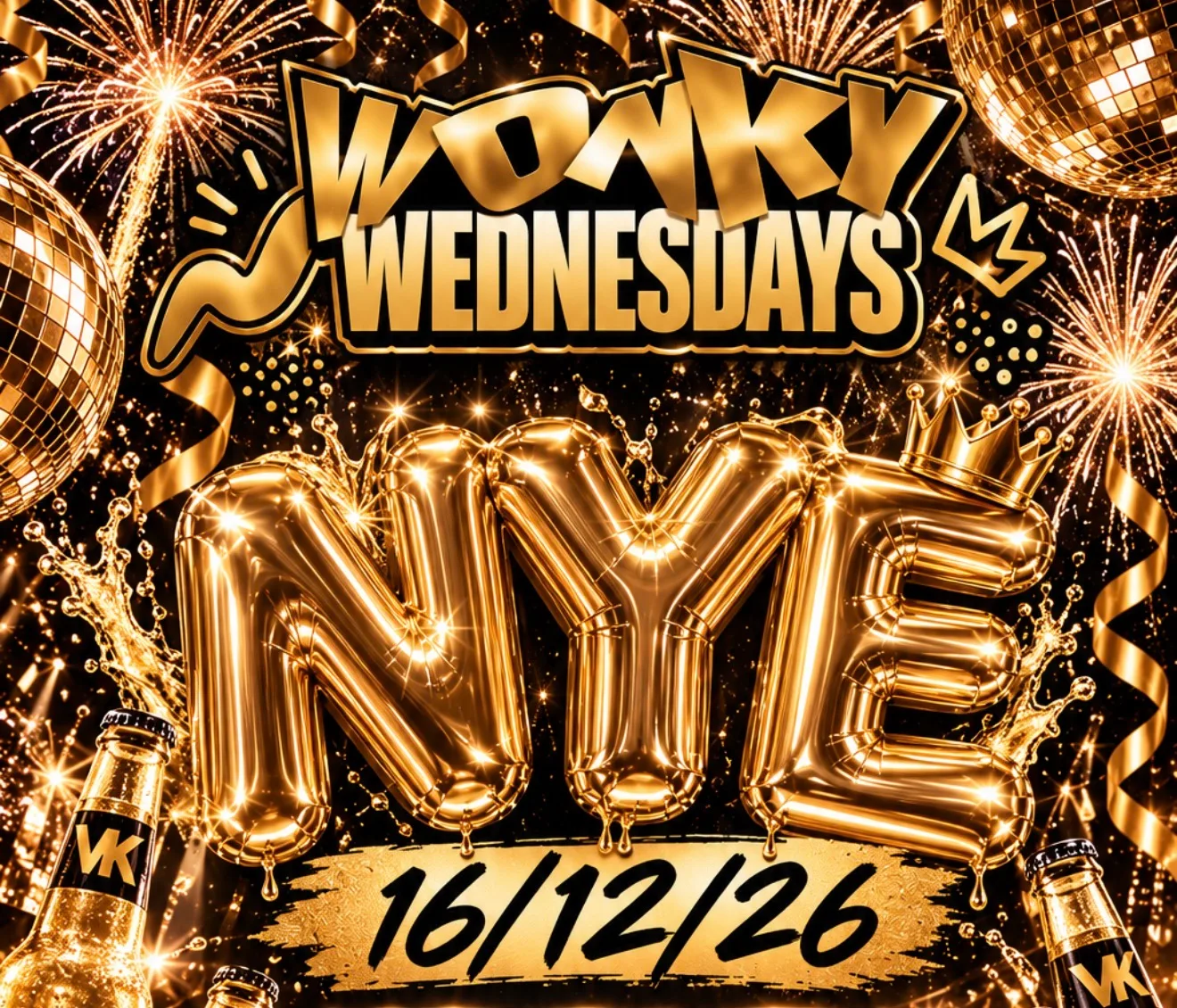 ✭ WonKy Wednesday's ✭ End Of Term NYE Special! ✭ with Drinks From £1! ✭ @ R/Bar ✭ at R/Bar