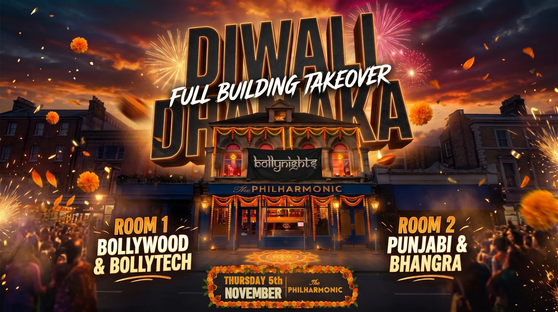 Cardiff Diwali Dhamaka - Thursday 5th November  | Philarmonic
