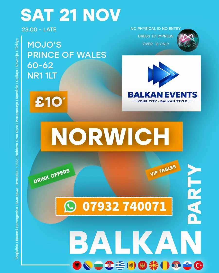 BALKAN Party Norwich - Bonfire & Beats at Mojo's