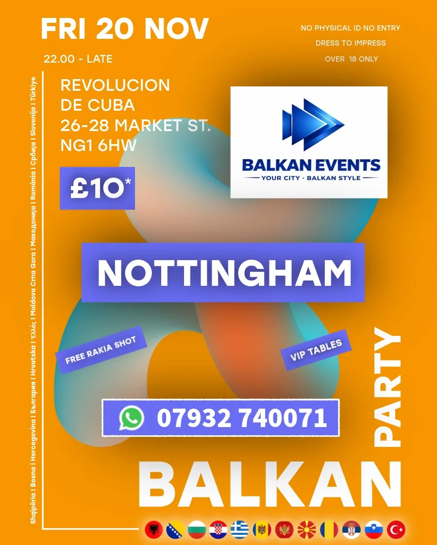 BALKAN Party NOTTINGHAM - Bonfire & Beats at Revolución de Cuba Nottingham