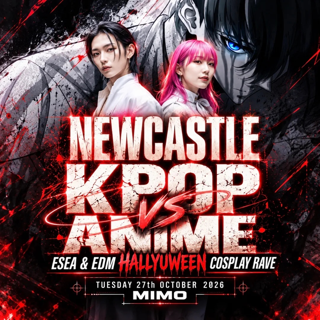 NEWCASTLE ANIME VS KPOP: Freshers Fright Halloween Club Night | Cosplay Rave | Seoul Frequency x Bad Neko | DJ Alex & DJ Angel | 27/10/26 at Mimo