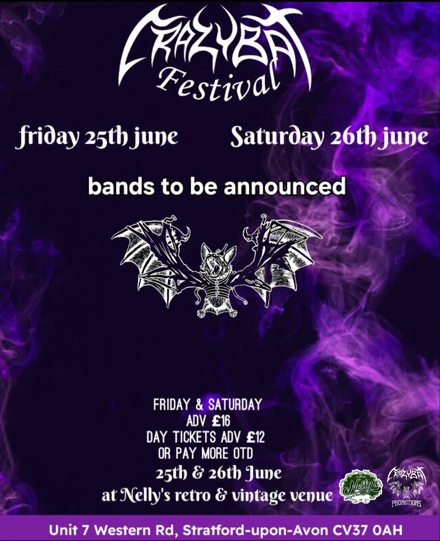 Crazy bat rock & metal festival 2027