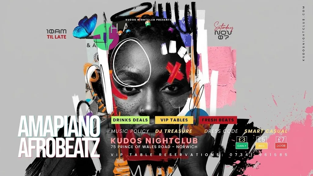 🌍⚡ KUDOS PRESENTS: AFROBEAT & AMAPIANO EXPERIENCE