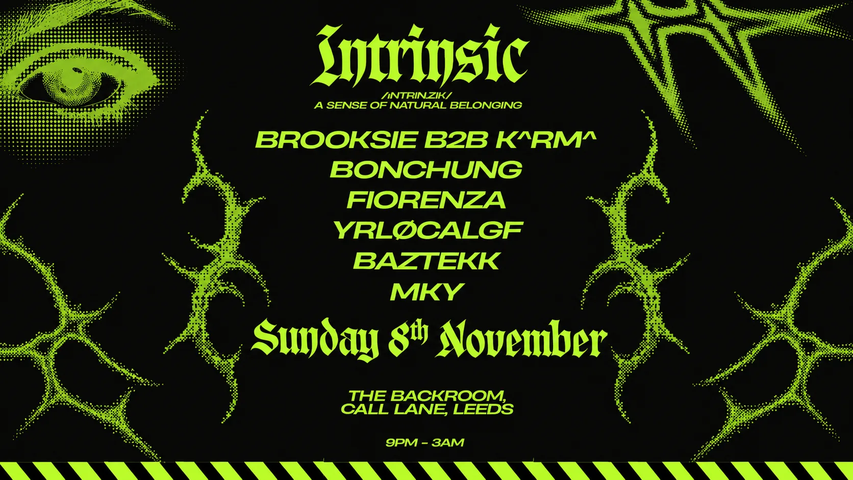 INTRINSIC 002 TECHNO at The Backroom