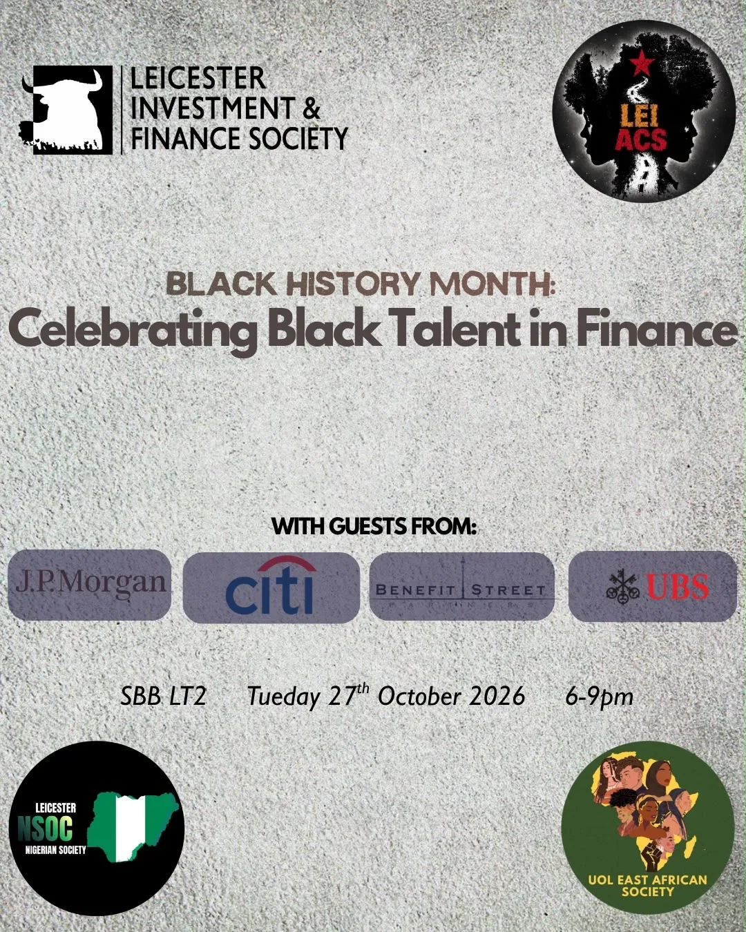 CELEBRATING BLACK TALENT IN FINANCE 📈 at Sir Bob Burgess Building