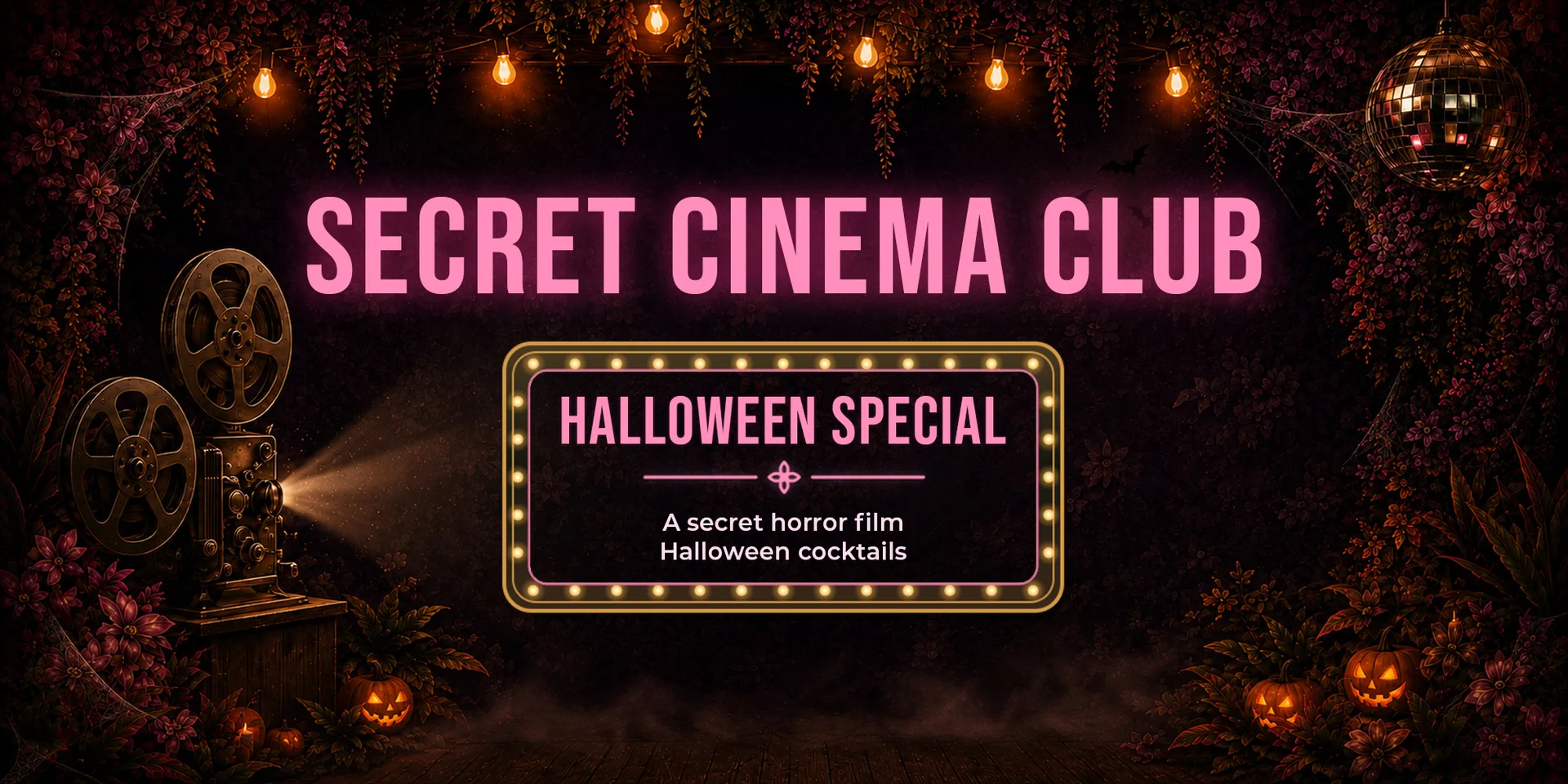 Secret Cinema Club at Nottingham Secret Garden