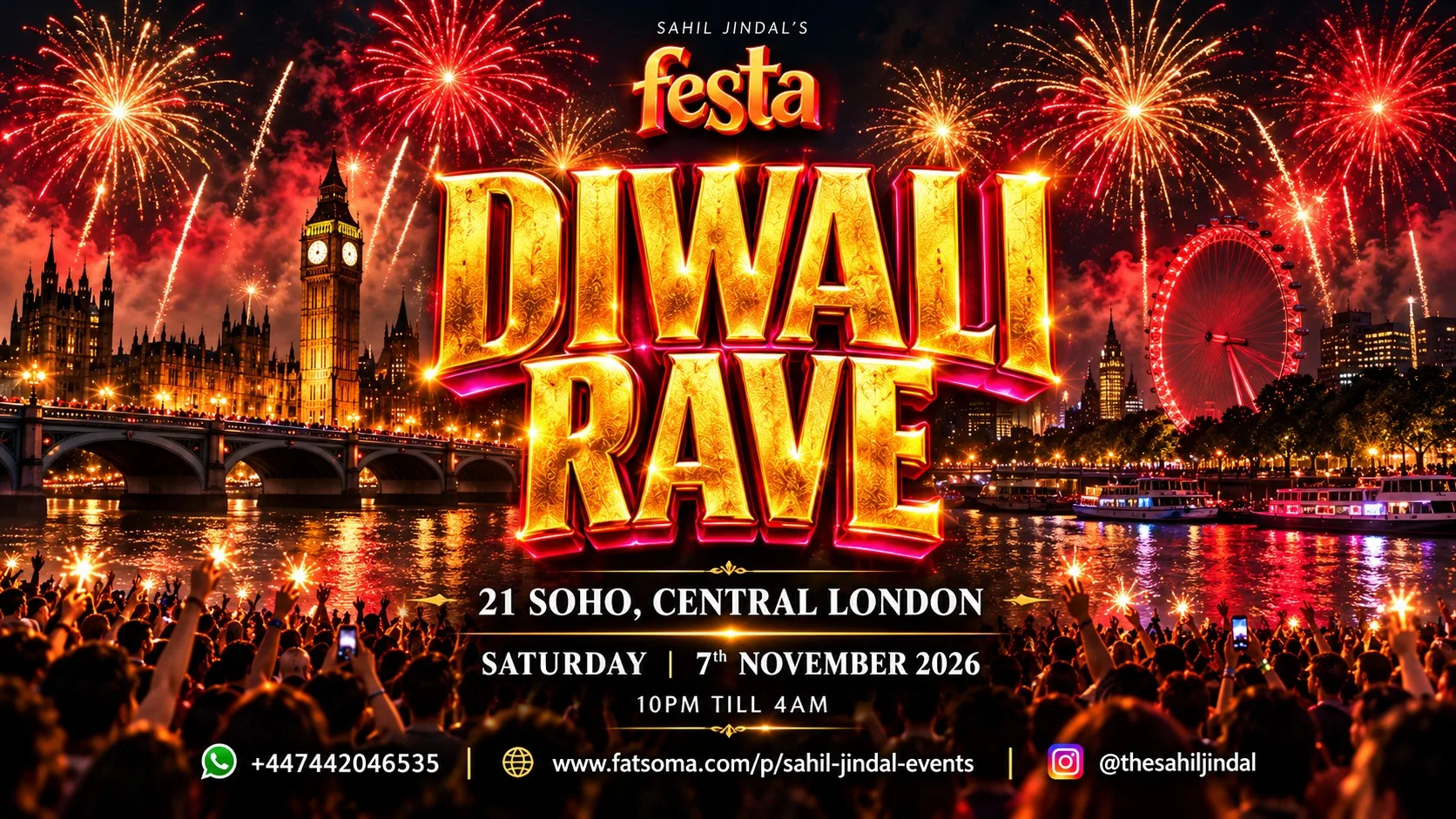 DIWALI RAVE 2026 💃🪩 at 21Soho