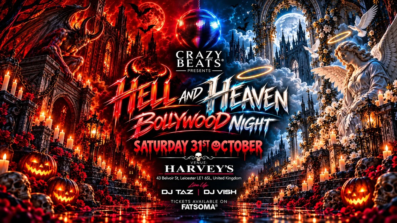 HELL & HEAVEN BOLLYWOOD NIGHT - HALLOWEEN SPECIAL | LEICESTER