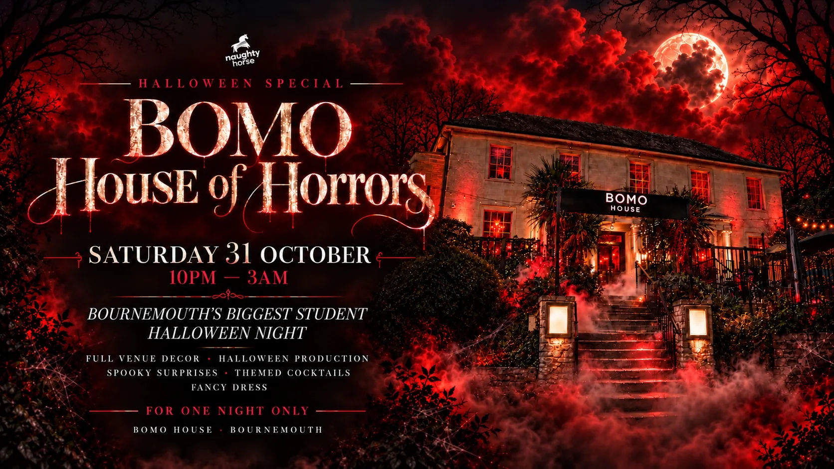 BOMO HOUSE of Horrors: HALLOWEEN SPECIAL 🕸️🎃 at Bomo House