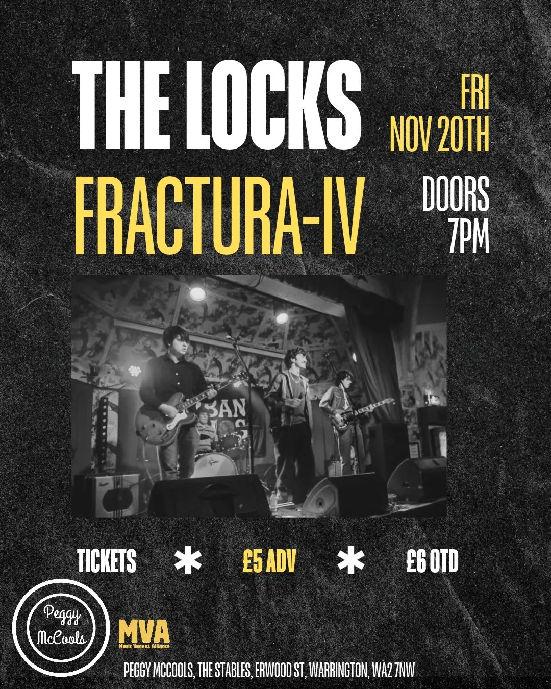 The Locks // Fractura-IV at Peggy McCools