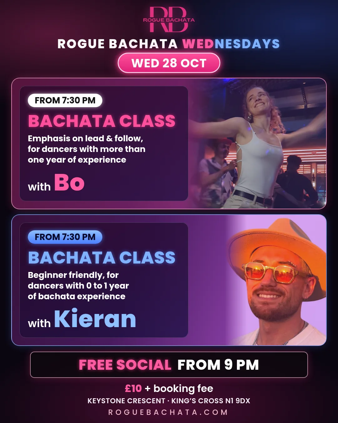Rogue Bachata Wednesdays — Keystone Crescent, King's Cross at Keystone Crescent