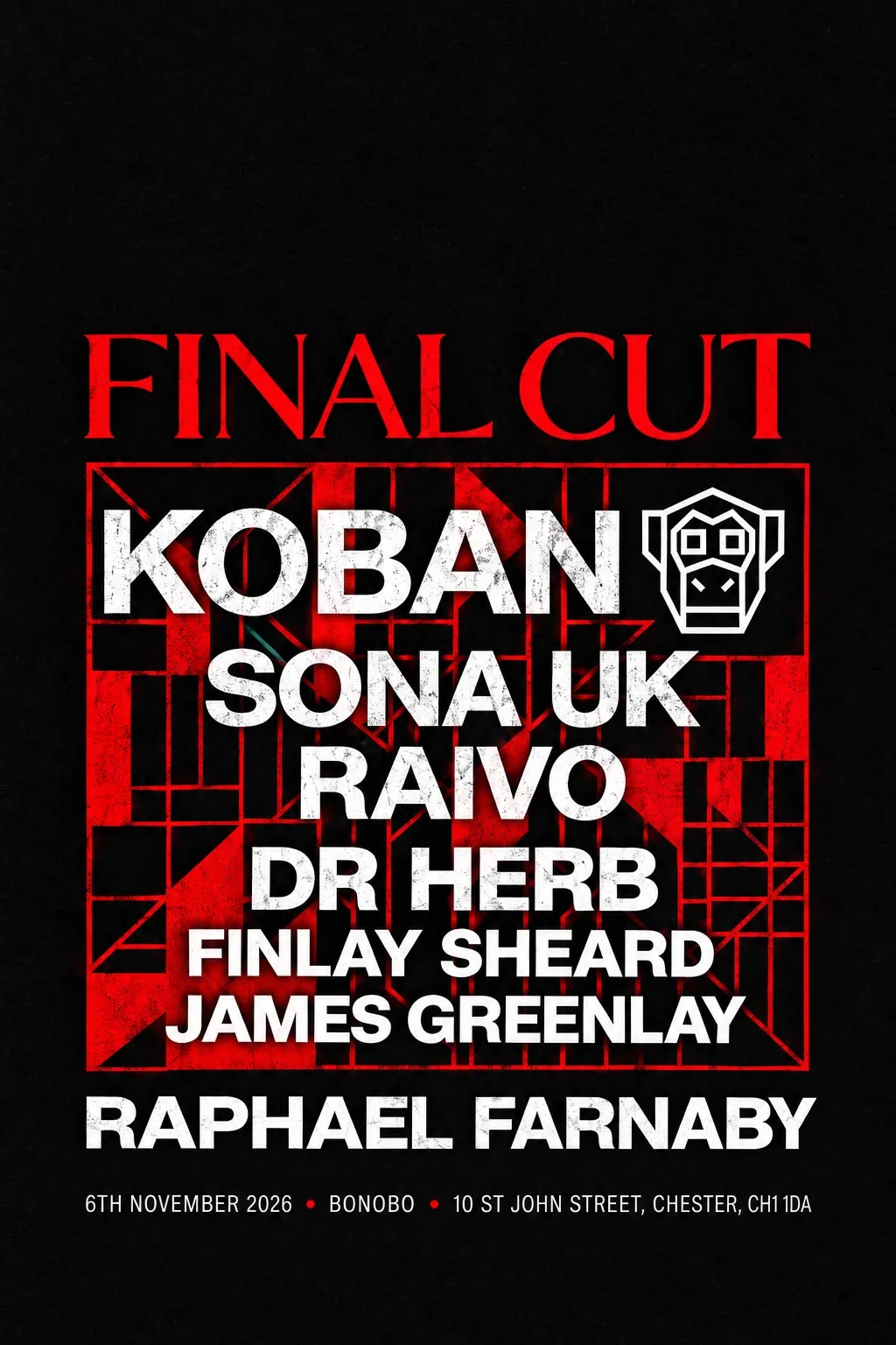 Final Cut - Bonobo Bar & Canteen