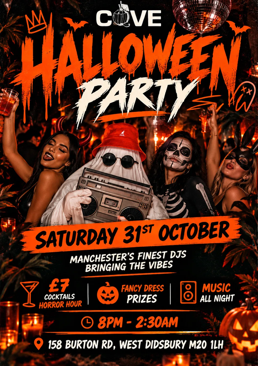 Haunted House Party at Cove