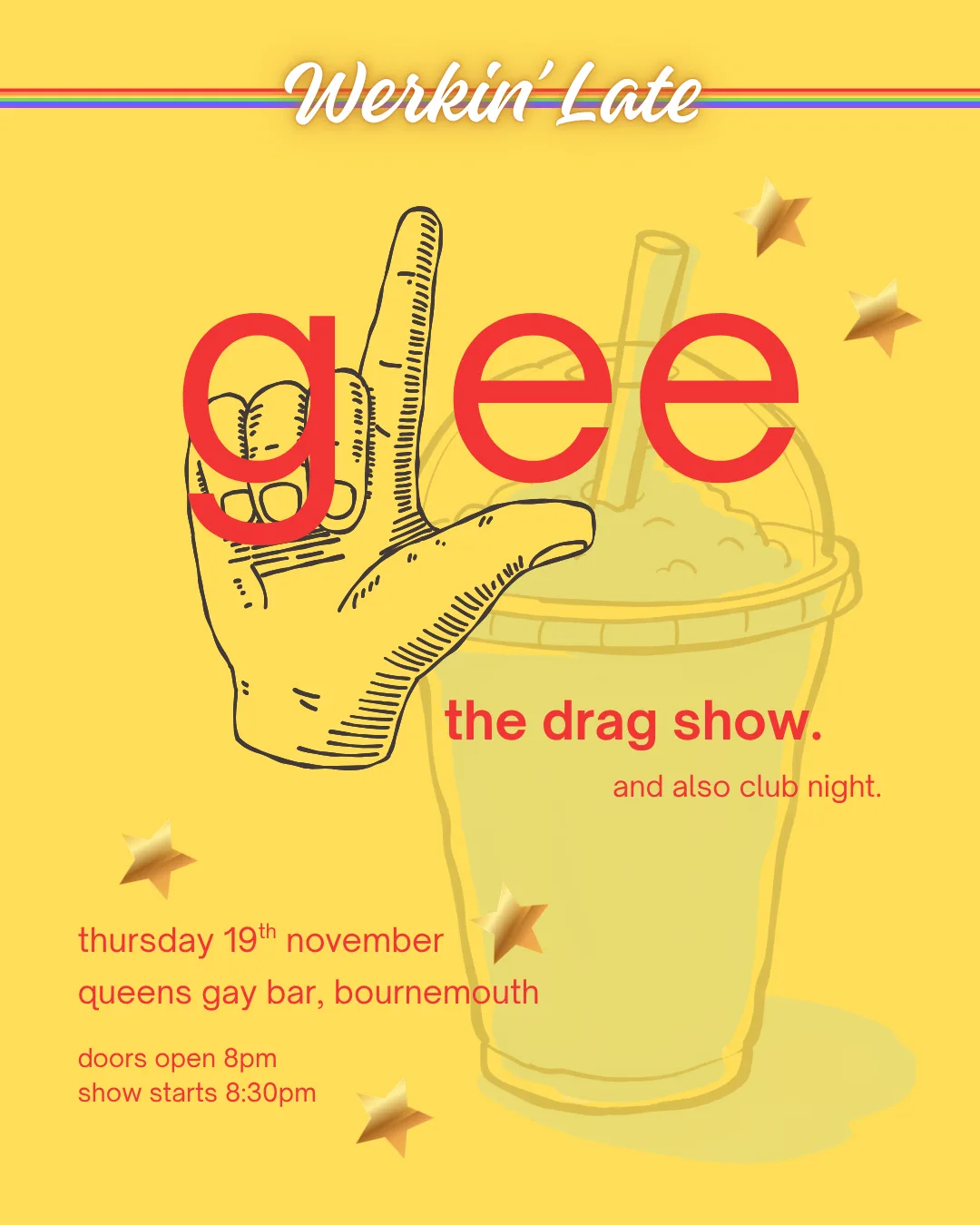 glee! the drag show & club night at Queens Gay Bar