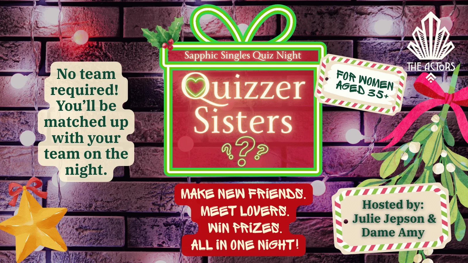 Quizzer Sisters Christmas: Sapphic Singles Dating