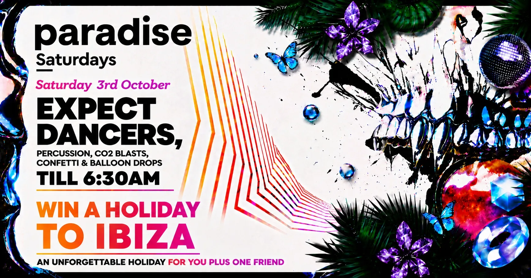 Paradise Saturdays Ibiza Holiday Giveaway at NG-ONE