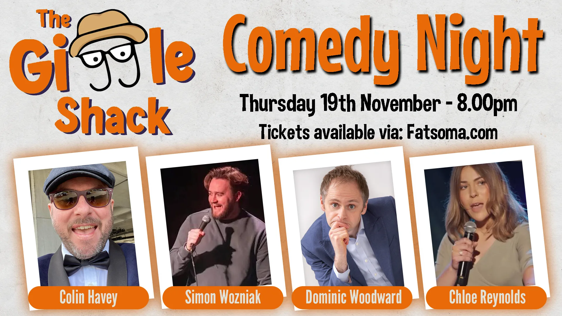 The Giggle Shack Comedy Night at The Goshawk