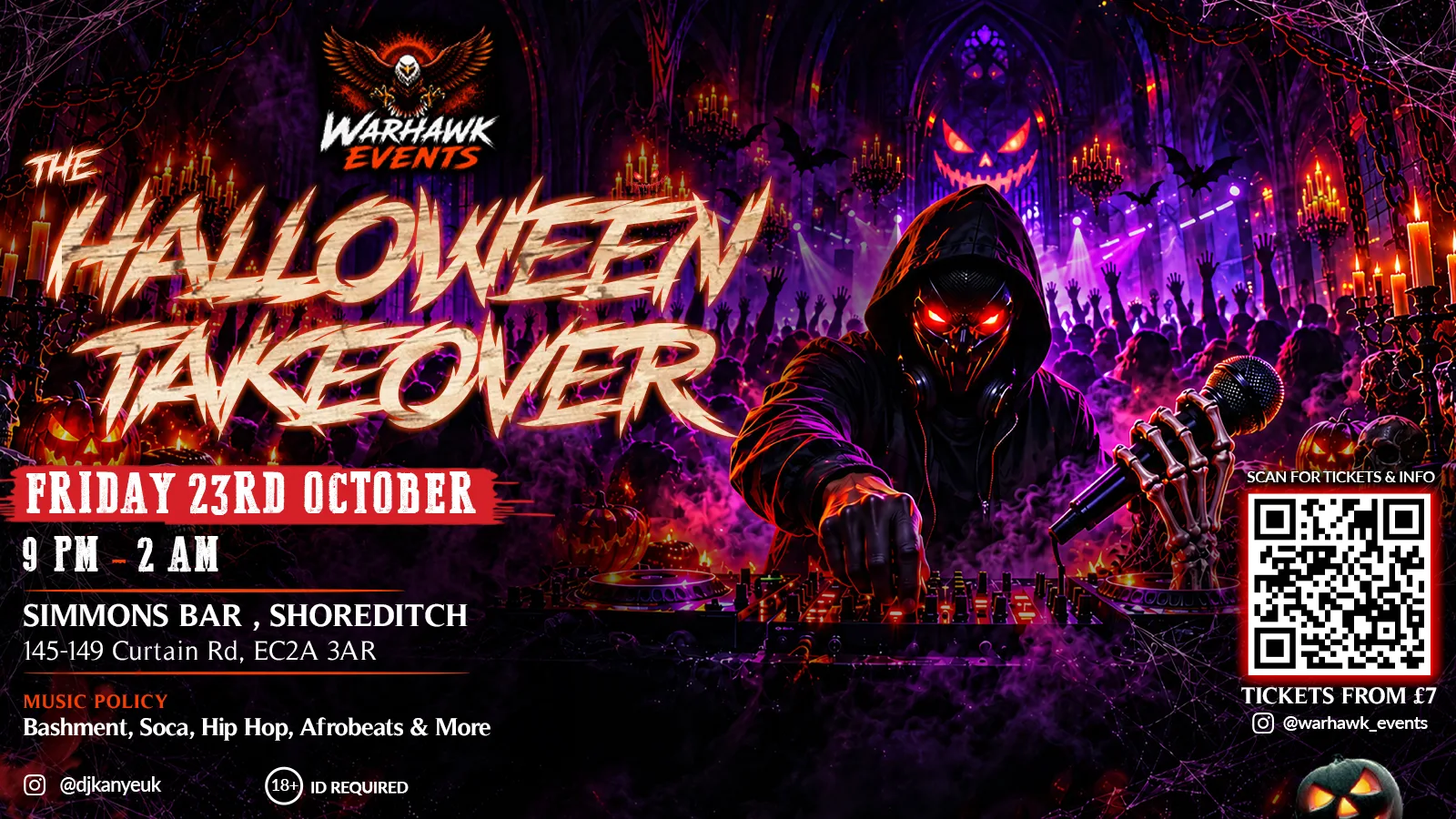 THE HALLOWEEN TAKEOVER 🎃🦇 at Simmons Bar | Shoreditch