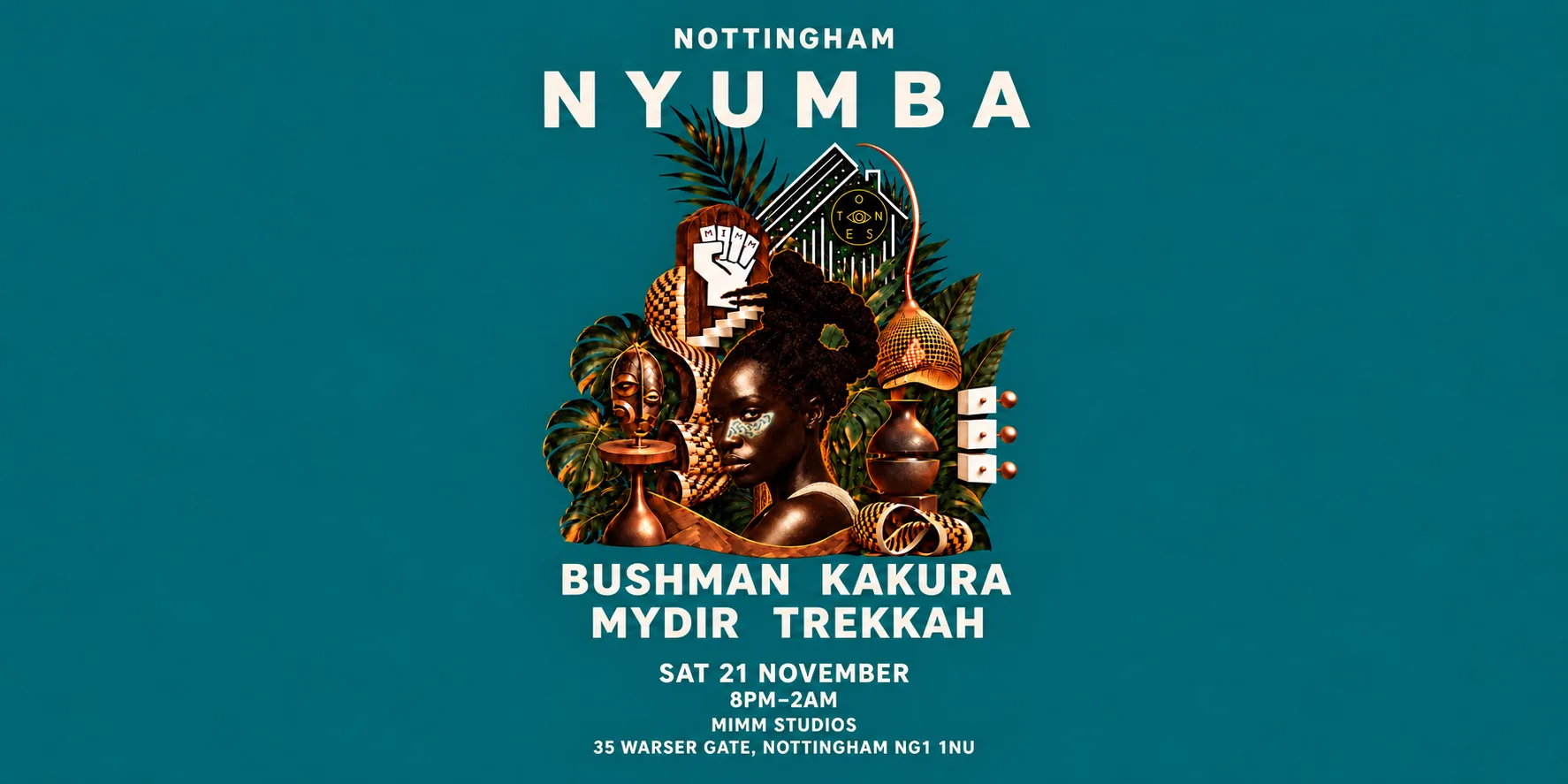 NYUMBA: Afro & Melodic House at Mimm Studios, Nottingham