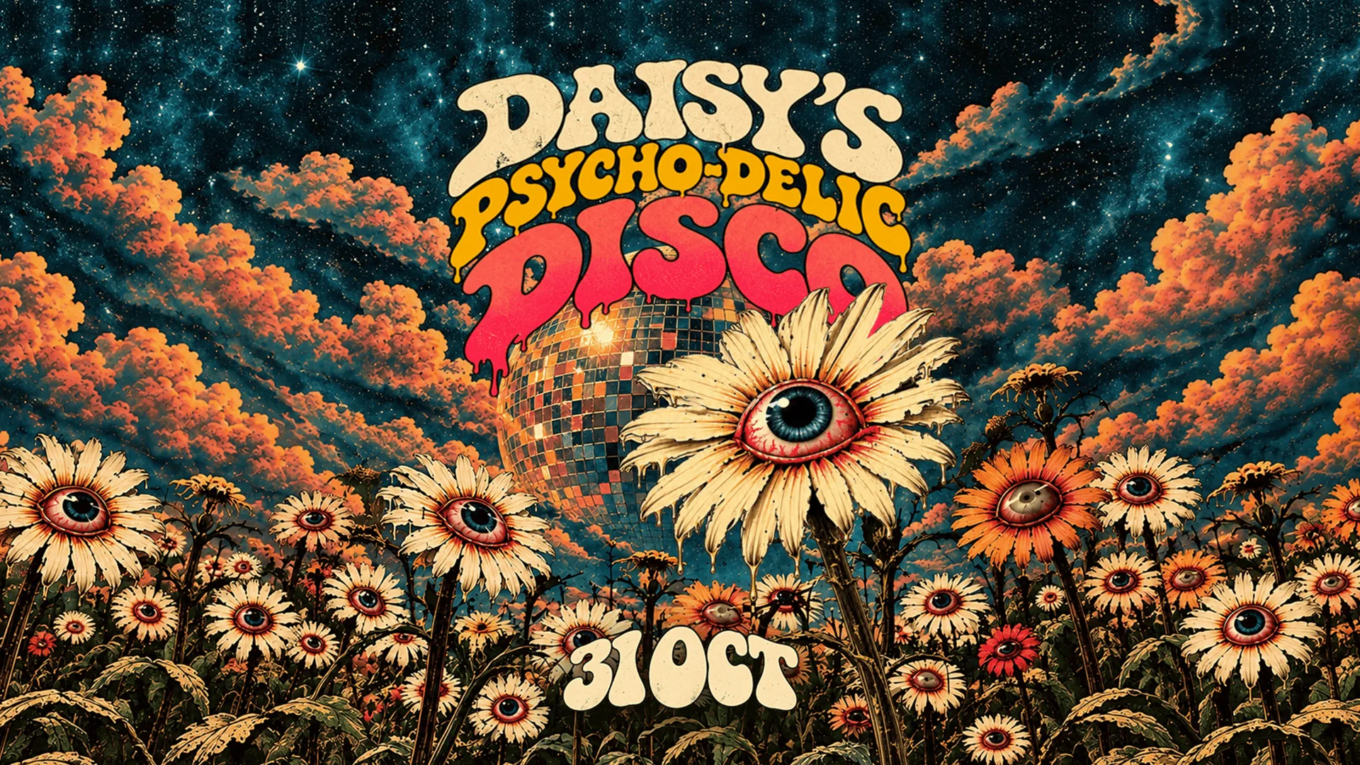 Halloween @ Daisy's - Psycho-delic Disco