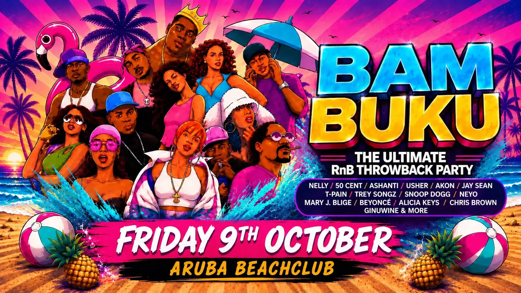 BAMBUKU - Bournemouth's BIGGEST RnB Throwback Party @Aruba