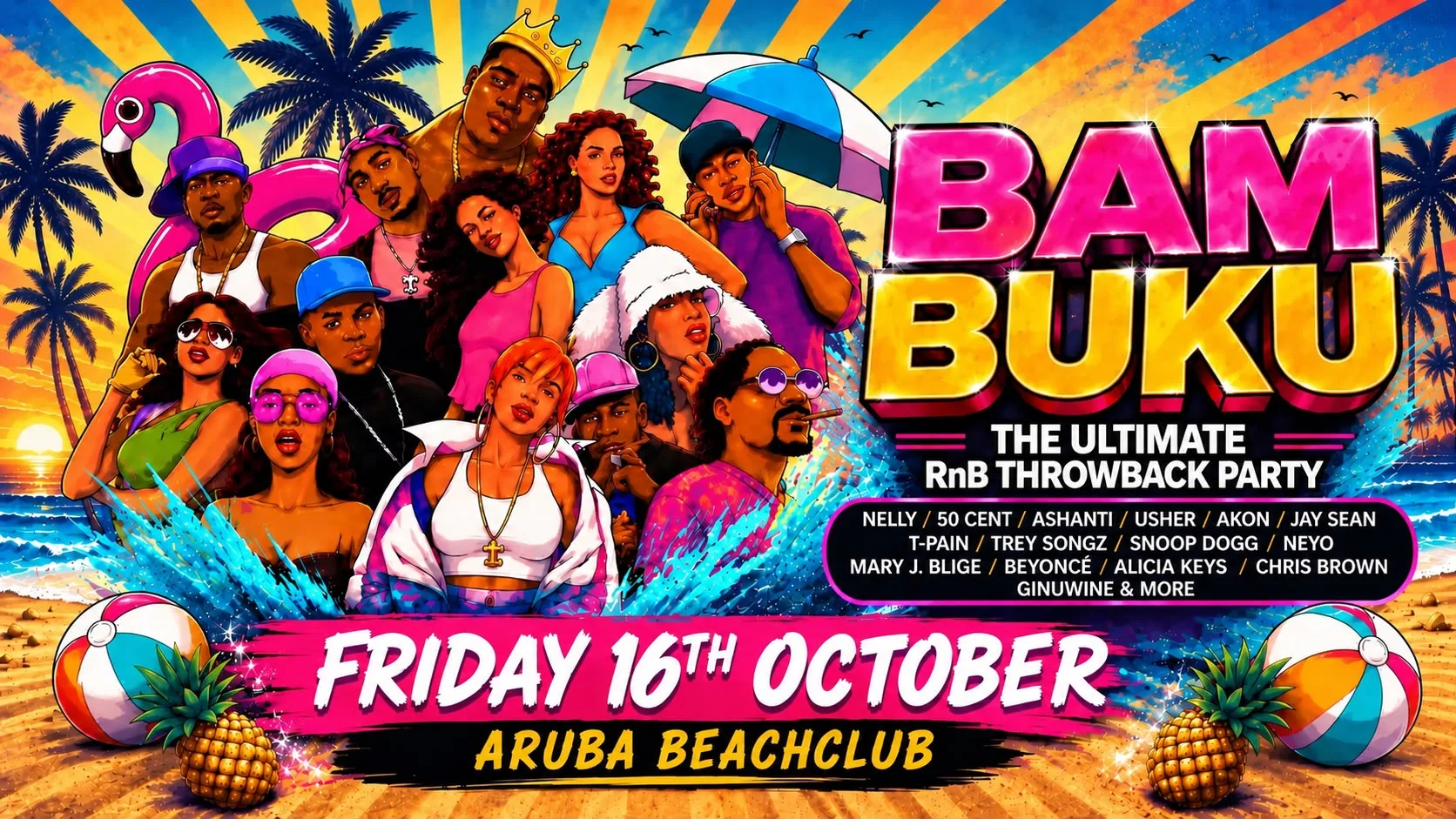 BAMBUKU - Bournemouth's BIGGEST RnB Throwback Party @Aruba