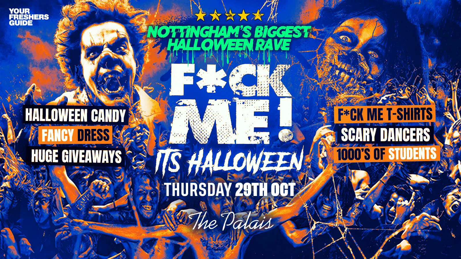 F*CK ME It's Halloween - Nottingham Freshers 2026 at The Palais