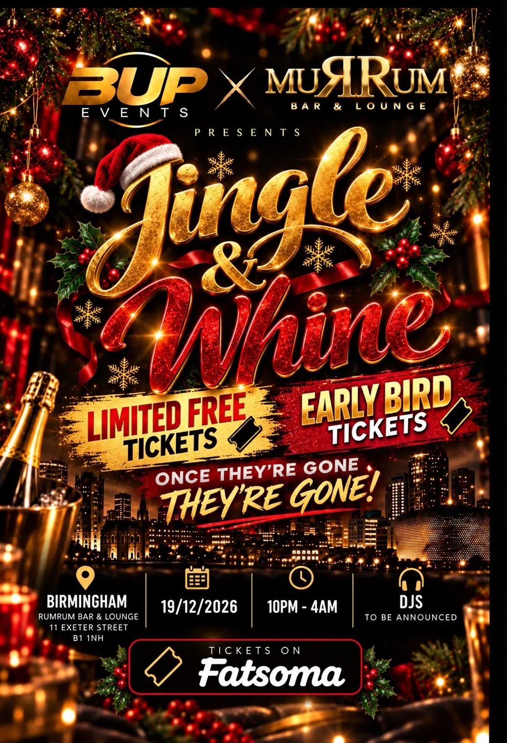 🎄 BUP EVENTS × RUMRUM PRESENTS: JINGLE & WHINE 🎄