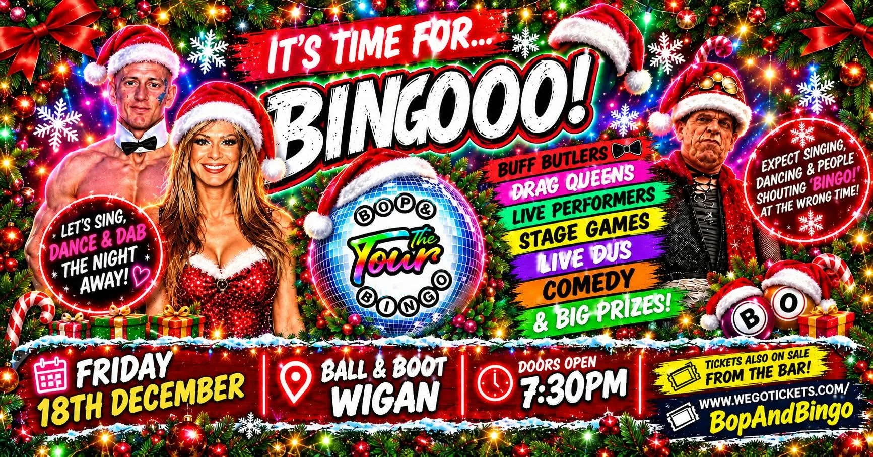 Bop & Bingo - Wigan Ball & Boot