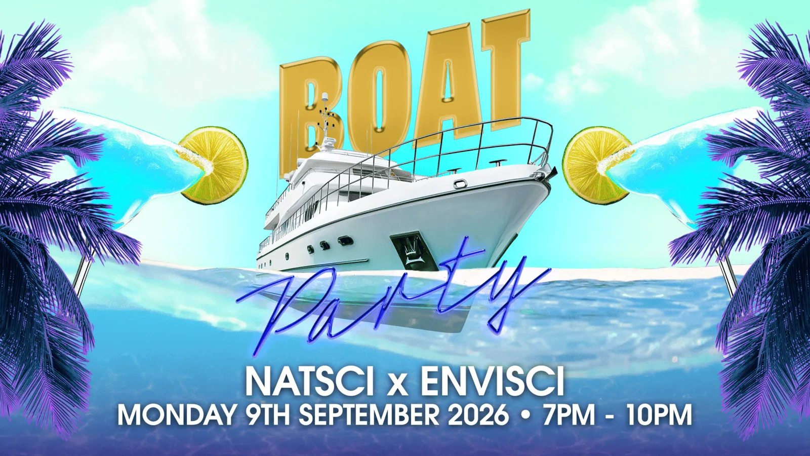 NatSci x EnviSci Boat Party at Princess River Cruises