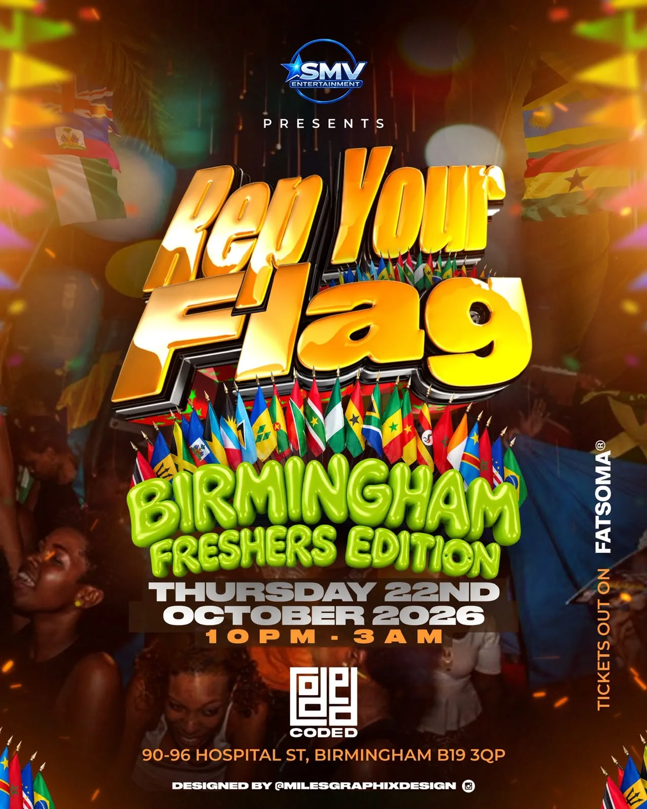 Thursday Rep Your Flag at Coded Birmingham