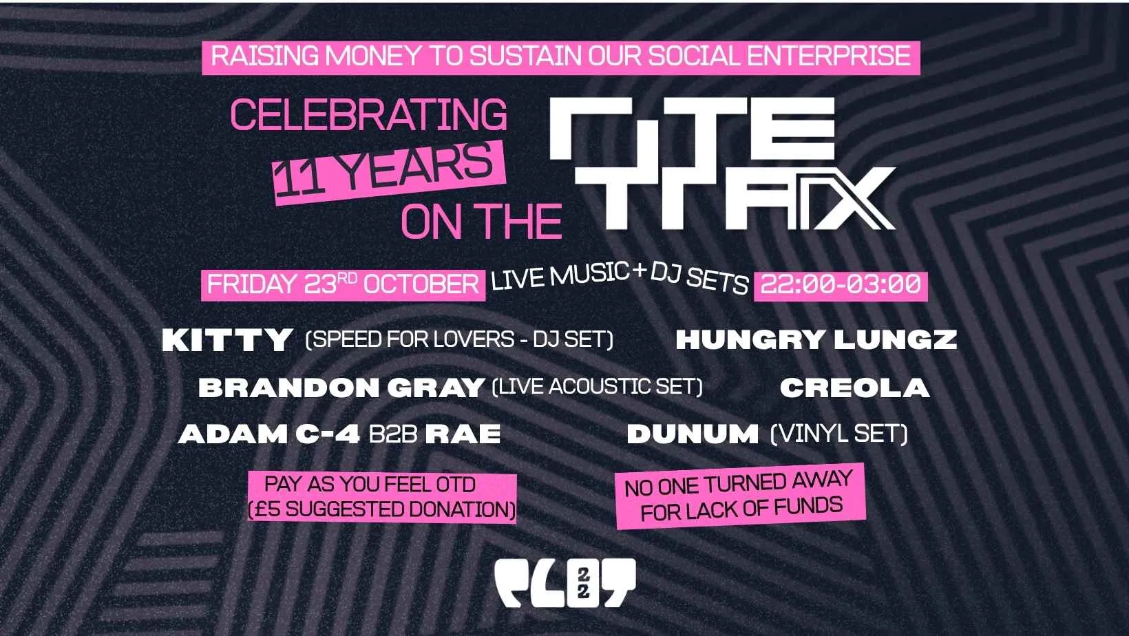 RiteTrax 11th Birthday at Plot 22