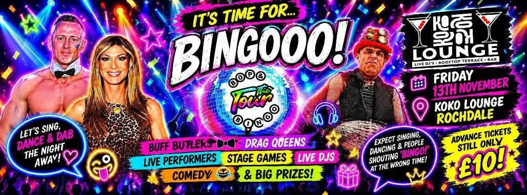 Bop & Bingo Rochdale at Ko Ko Lounge Ltd