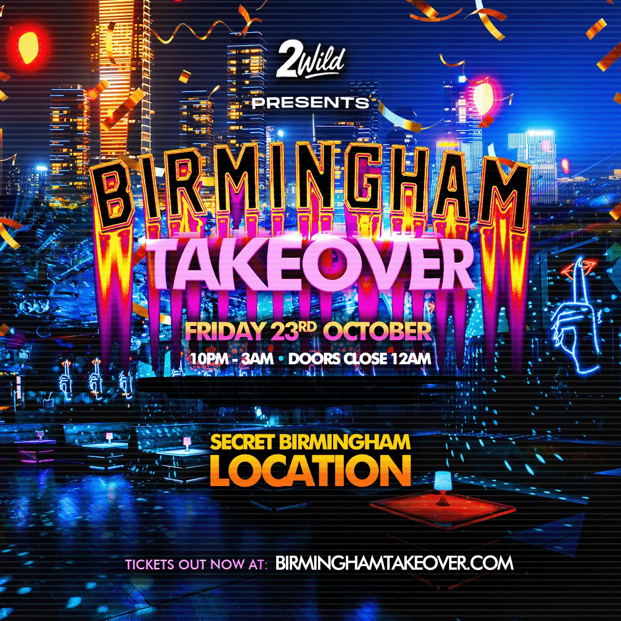 BIRMINGHAM TAKEOVER - Birmingham's Official Take Over Party! at Secret Birmingham Location