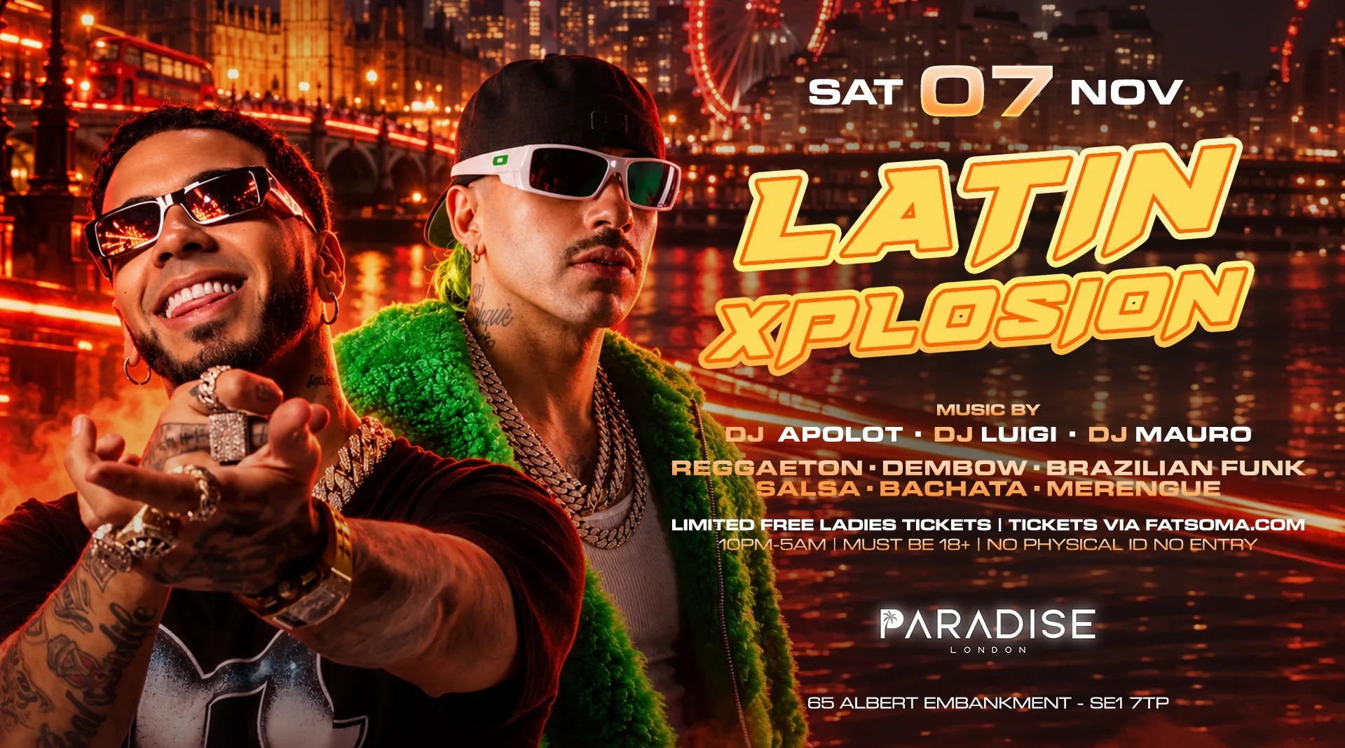 ANUEL VS FEID “LATIN XPLOSION” @PARADISE NIGHTCLUB at Paradise Club