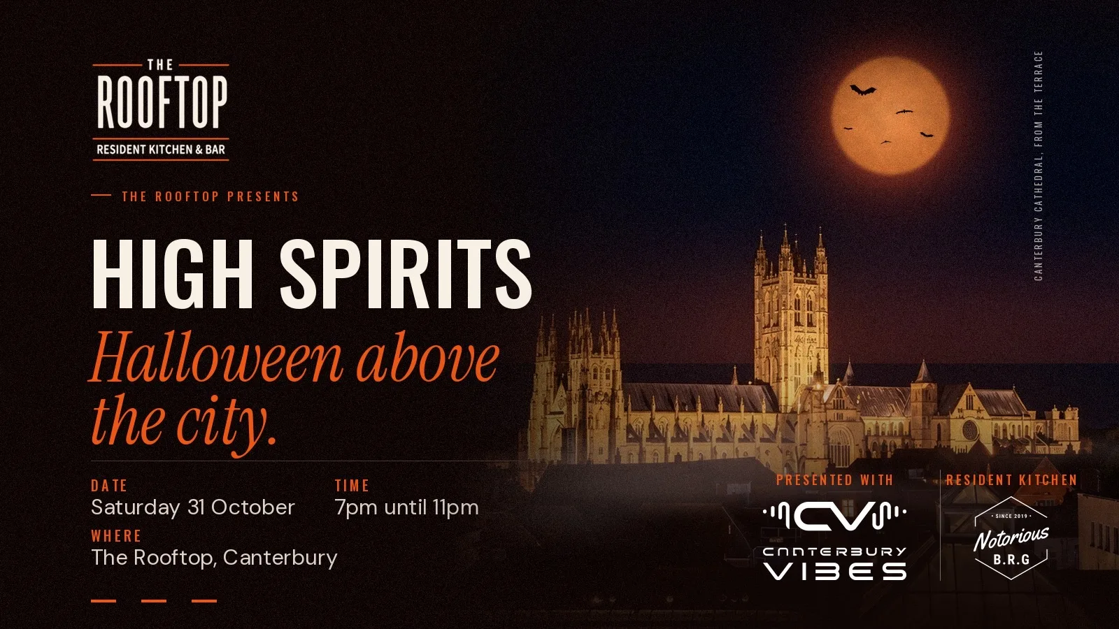 HALLOWEEN BALL @ The Roof Top Canterbury at The Rooftop Resident Kitchen and Bar | Notorious BRG