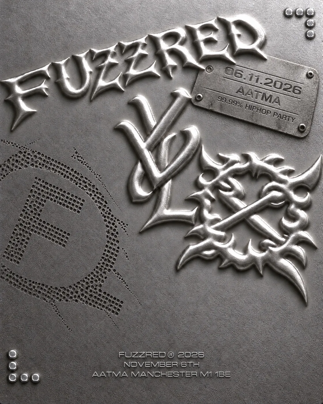 MANCHESTER 99.99% HIPHOP PATRY - FUZZRED at Aatma