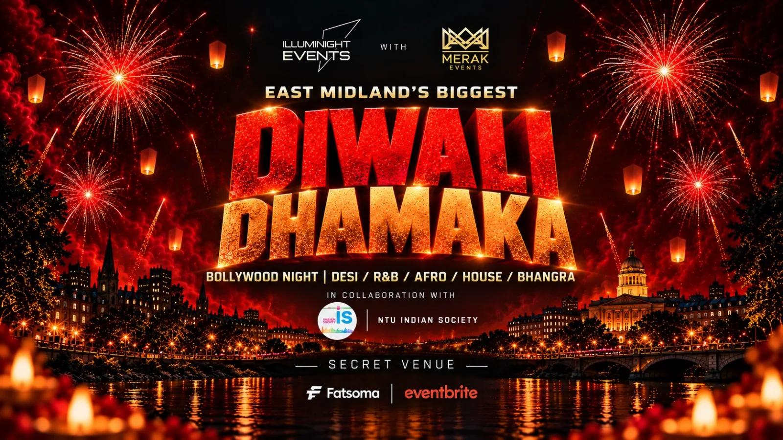 DIWALI DHAMAKA: EAST MIDLAND'S BIGGEST BOLLYWOOD NIGHT at TBD