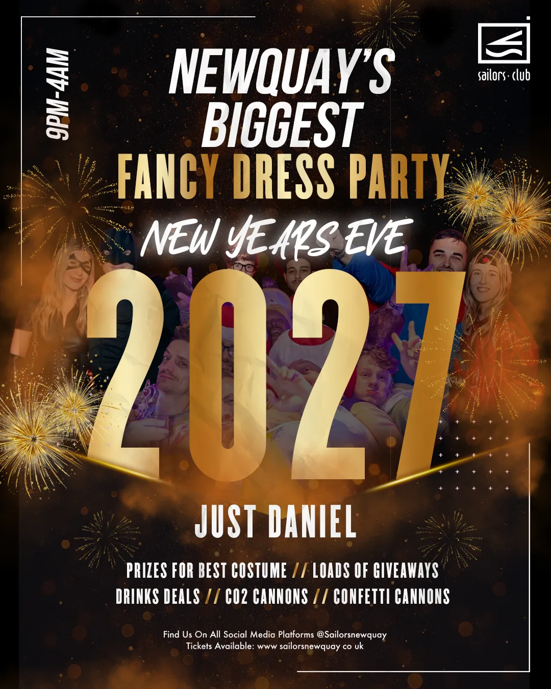 NEWQUAY’S BIGGEST FANCY DRESS PARTY