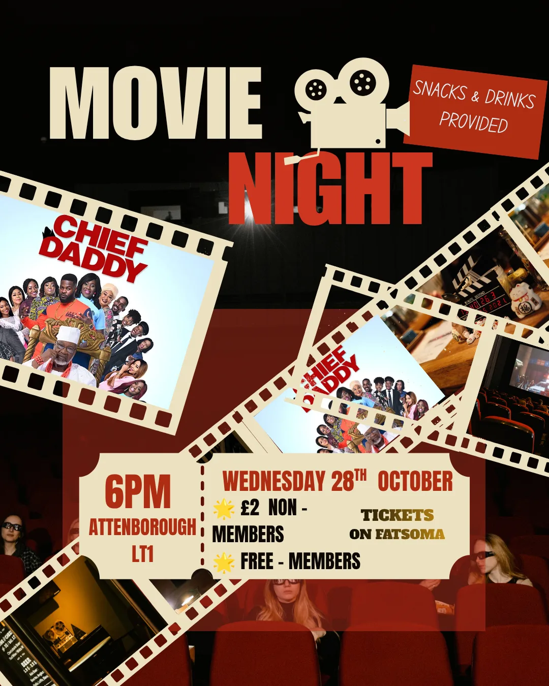 NSOC Movie Night at Attenborough Building