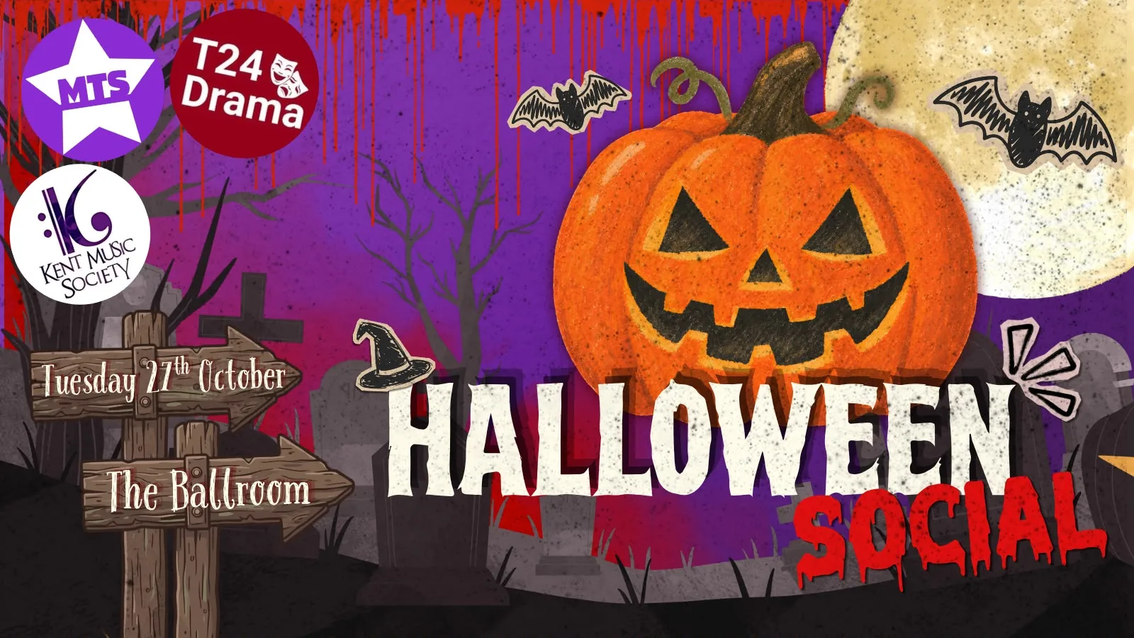 MTS x T24 x Music Soc HALLOWEEN SOCIAL at The Ballroom