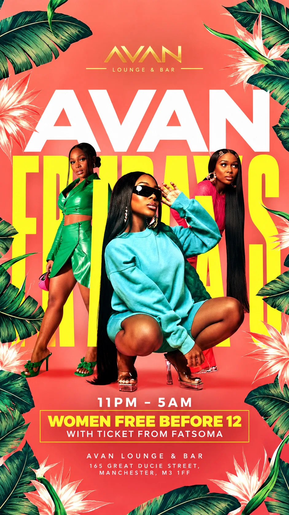 Avan Lounge Presents: AVAN FRIDAYS - LADIES NIGHT 💋 at Avan Lounge Restaurant & Shisha Bar