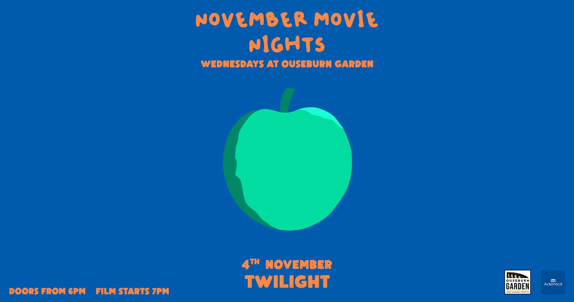 November Movie Nights at Ouseburn Garden - Twilight at Ouseburn Garden