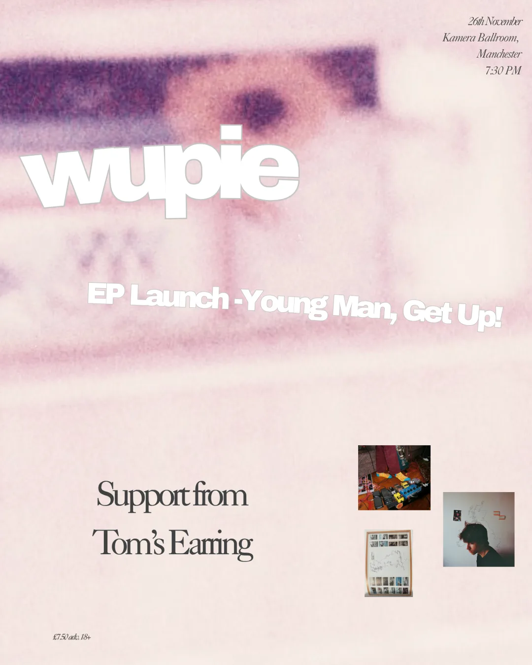 wupie 'Young Man, Get Up!' - EP Launch