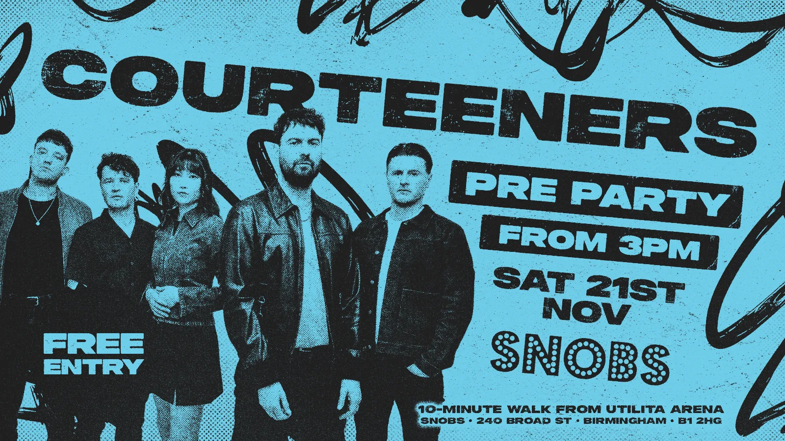 COURTEENERS GIG PREPARTY! Sat 21st Nov 26