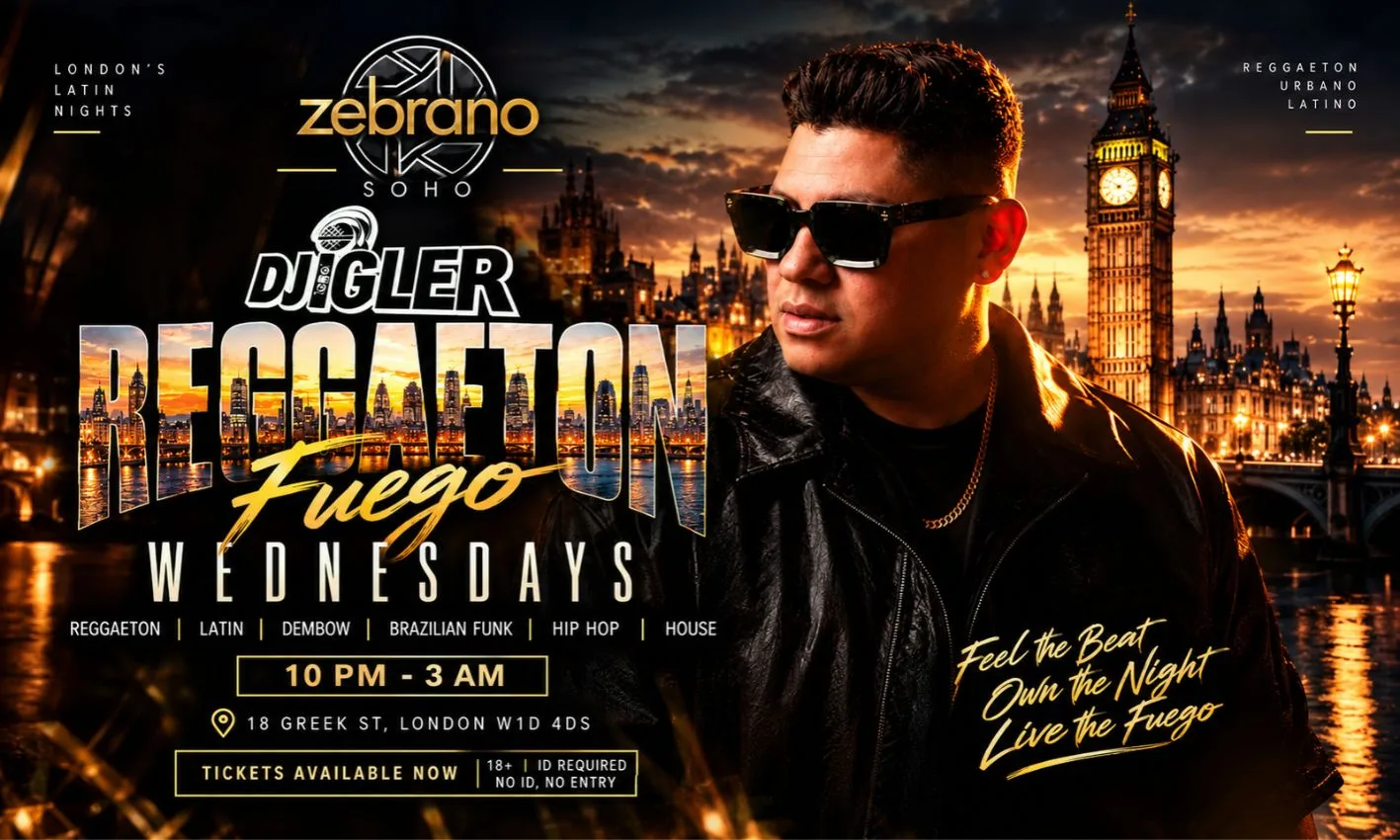 REGGAETON FUEGO WEDNESDAY at Soho Zebrano