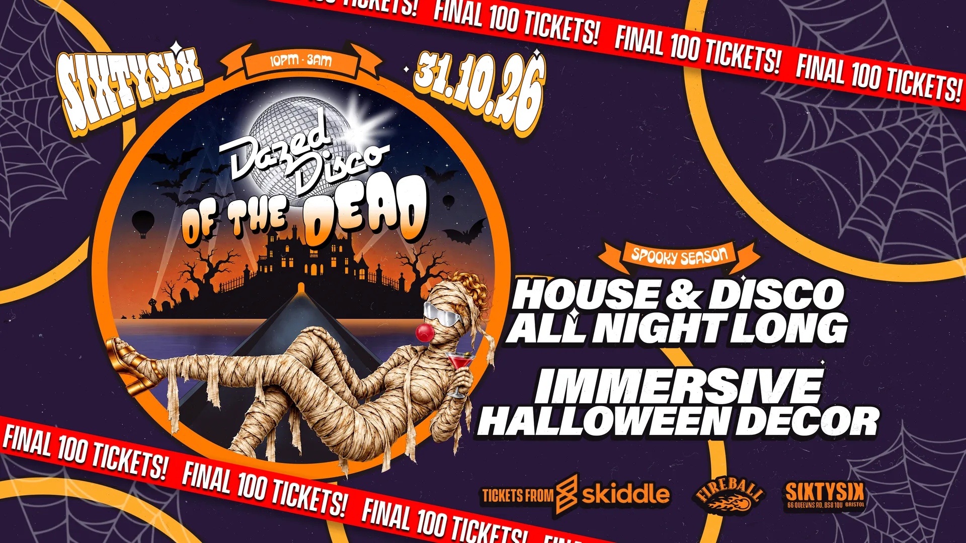 Dazed Disco Of The Dead at SIXTYSIX Bristol