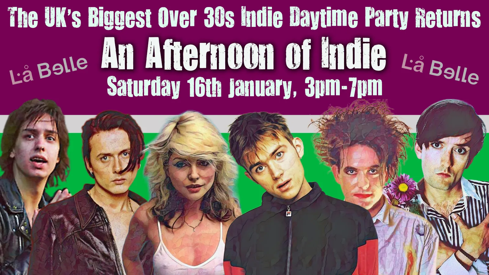 EDINBURGH: An Afternoon of indie (Over 30s Only) 16th January, 3pm- 7pm