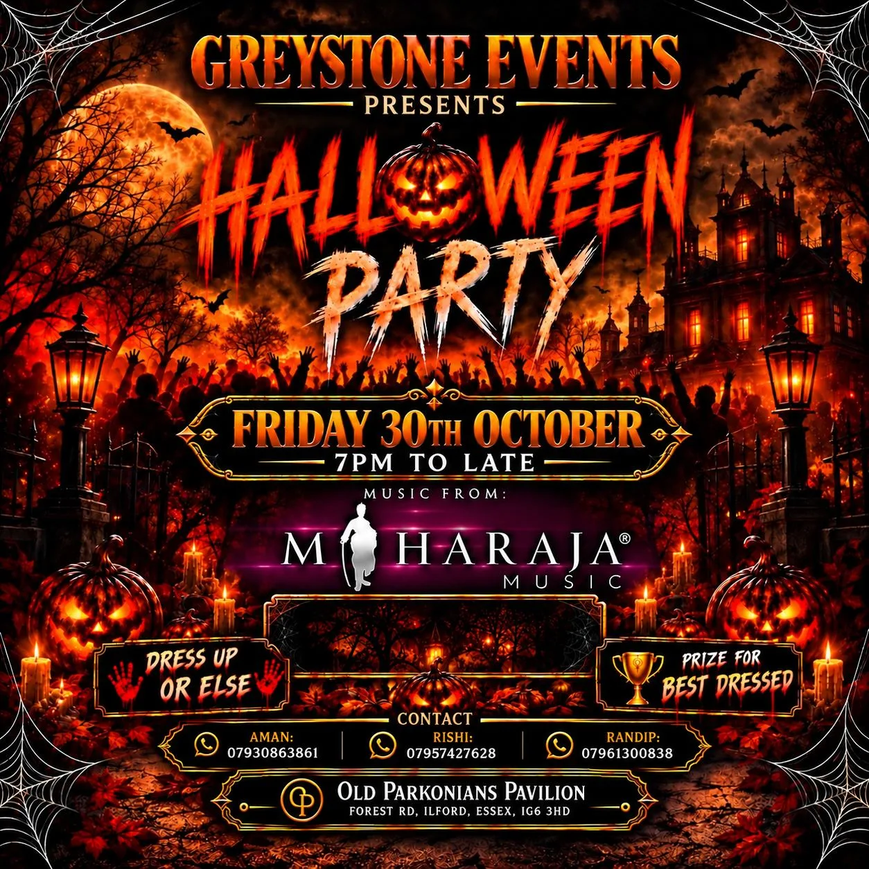 Greystone evens Halloween Party