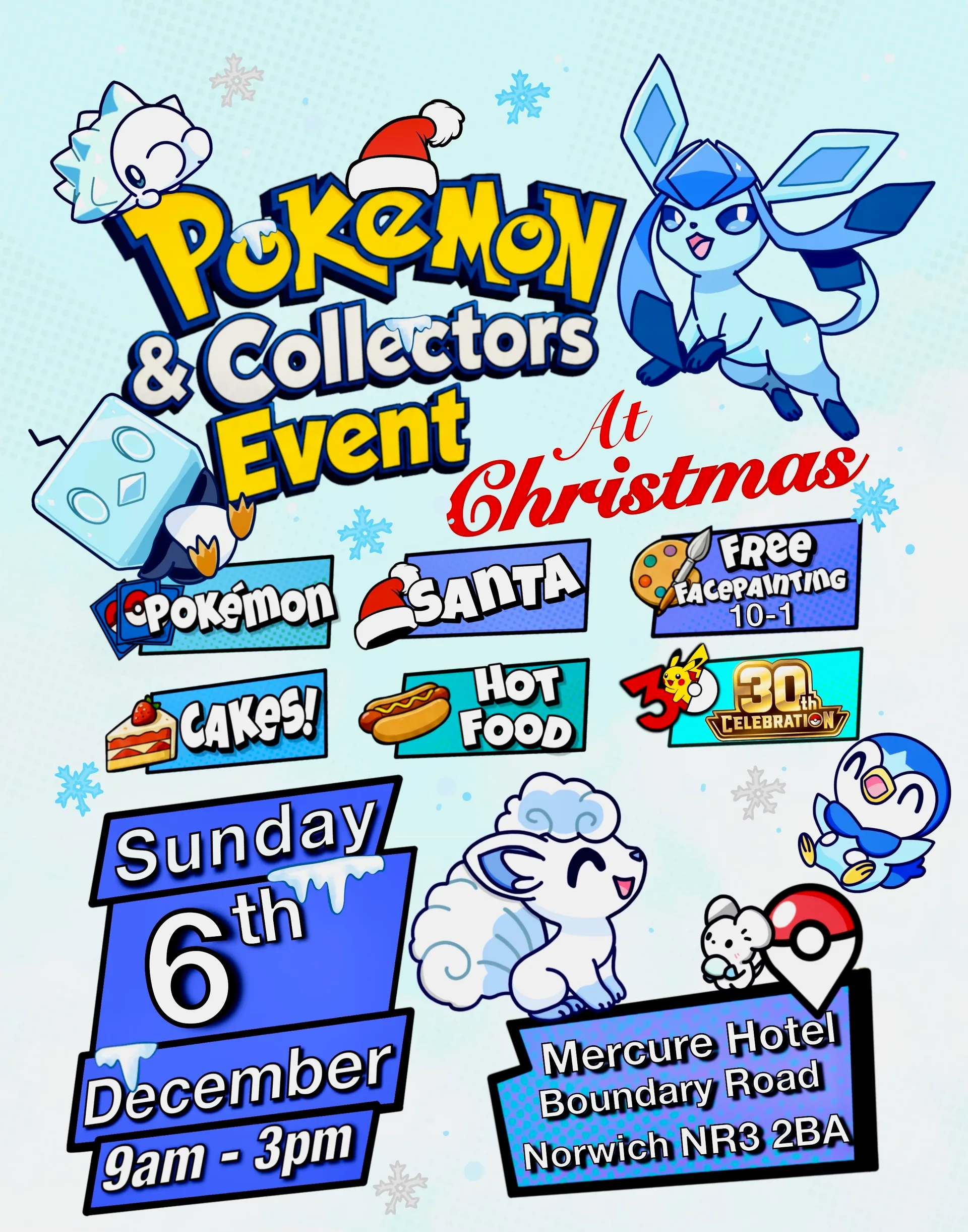 Pokemon & Collectors Event At Christmas! at Mercure Norwich Hotel